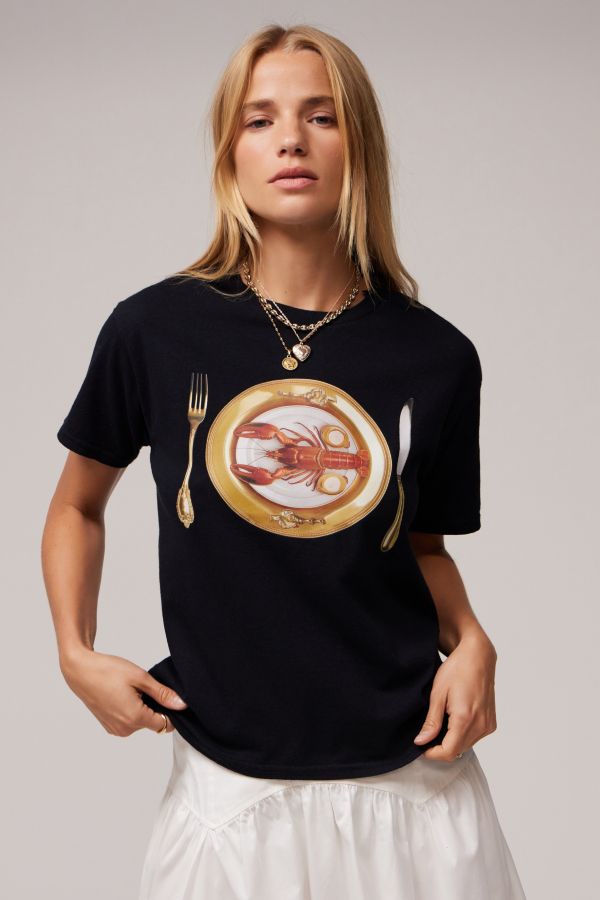 Slide View: 1: UO Lobster Dinner T-Shirt