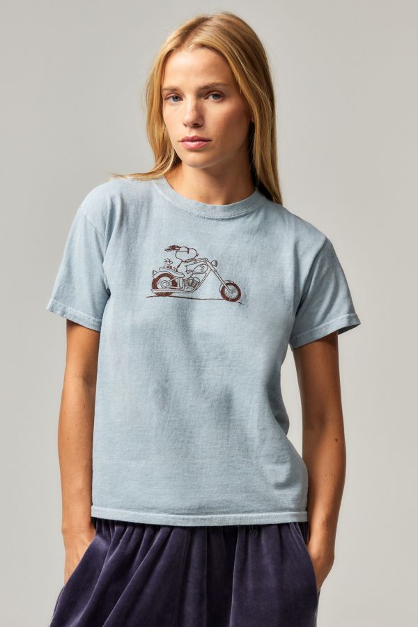 Slide View: 1: UO Snoopy Bike T-Shirt