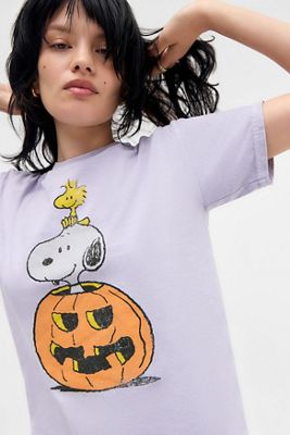T-shirt ample UO Halloween Snoopy
