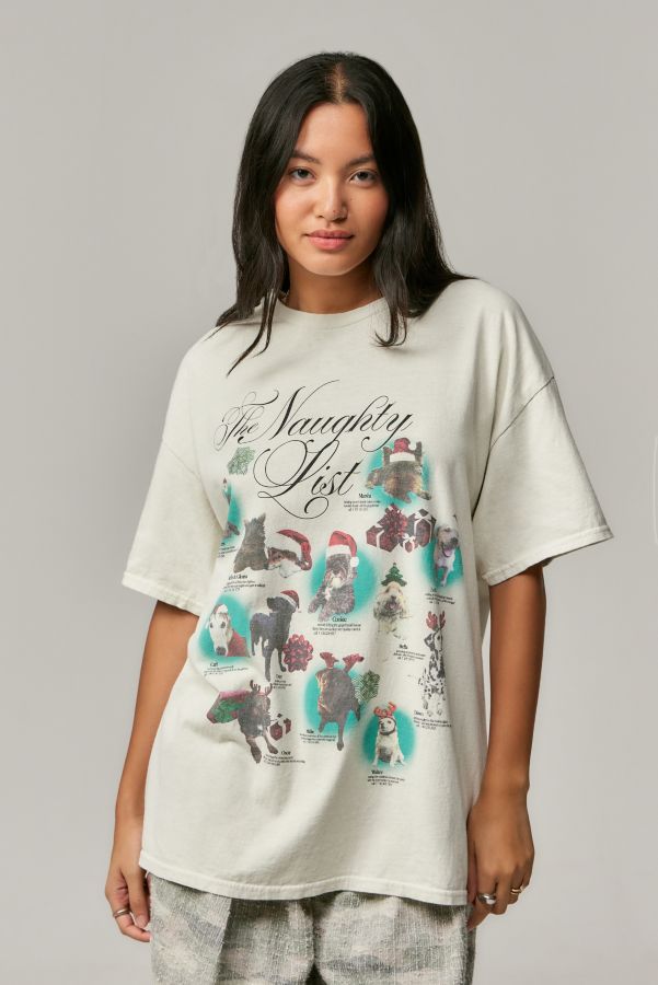 Slide View: 1: UO The Naughty List Dogs T-shirt