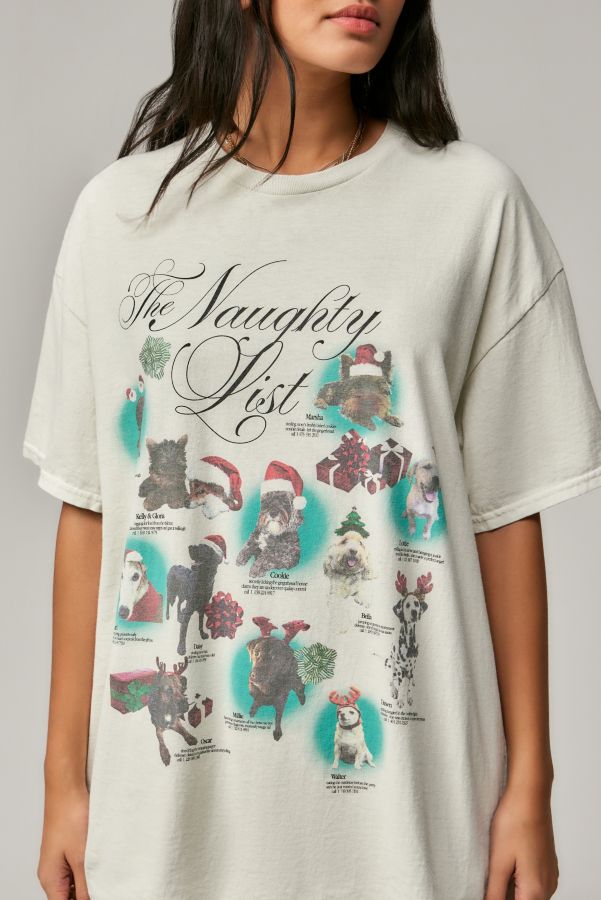 Slide View: 2: UO The Naughty List Dogs T-shirt