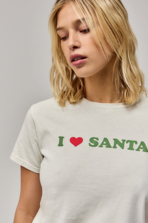 Slide View: 3: UO J'aime Santa T-Shirt Décontracté