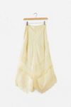 Topshop - Mini-jupe asymétrique avec bordures en dentelle - Rose