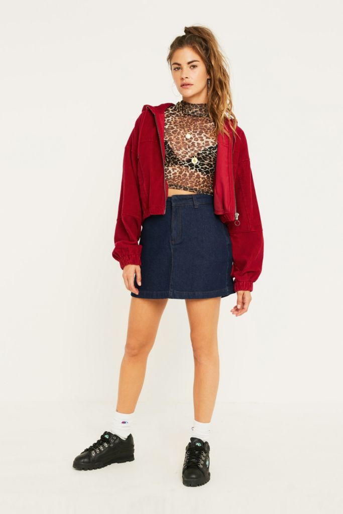 Bdg Eng Anliegender Eleganter Jeansrock Urban Outfitters De 8785