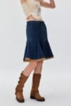 Thumbnail View 1: Kimchi Blue Tamara Spitze Denim Midi Rock