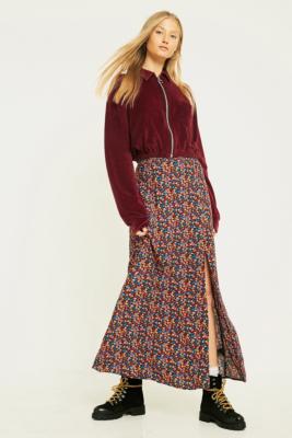 ditsy floral maxi skirt