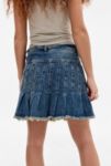 Thumbnail View 5: BDG Violet Pleated Denim Midi Skirt