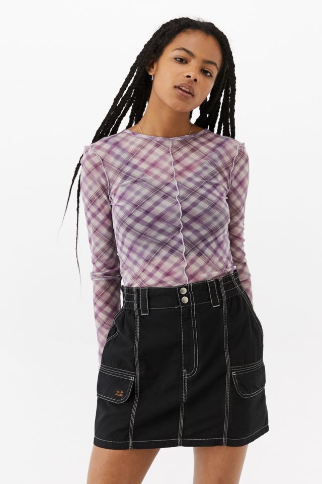 BDG Blaine Poplin Mini Skirt | Urban Outfitters UK