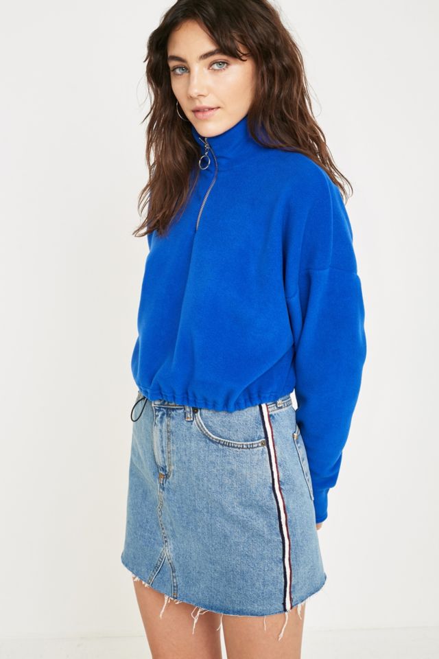 BDG Side Stripe Notched Denim Mini Skirt | Urban Outfitters UK