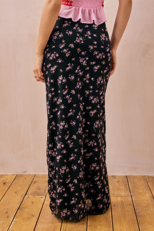 Vista diapositiva: 3: UO Ditsy Maxi gonna in maglia floreale