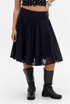 UO Olga Godet Voile Midirock