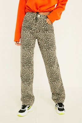 bdg leopard jeans