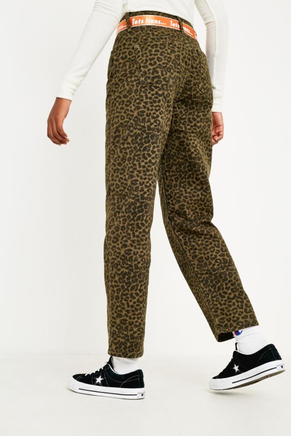 BDG Pax Khaki Leopard Print Jeans | Urban Outfitters UK
