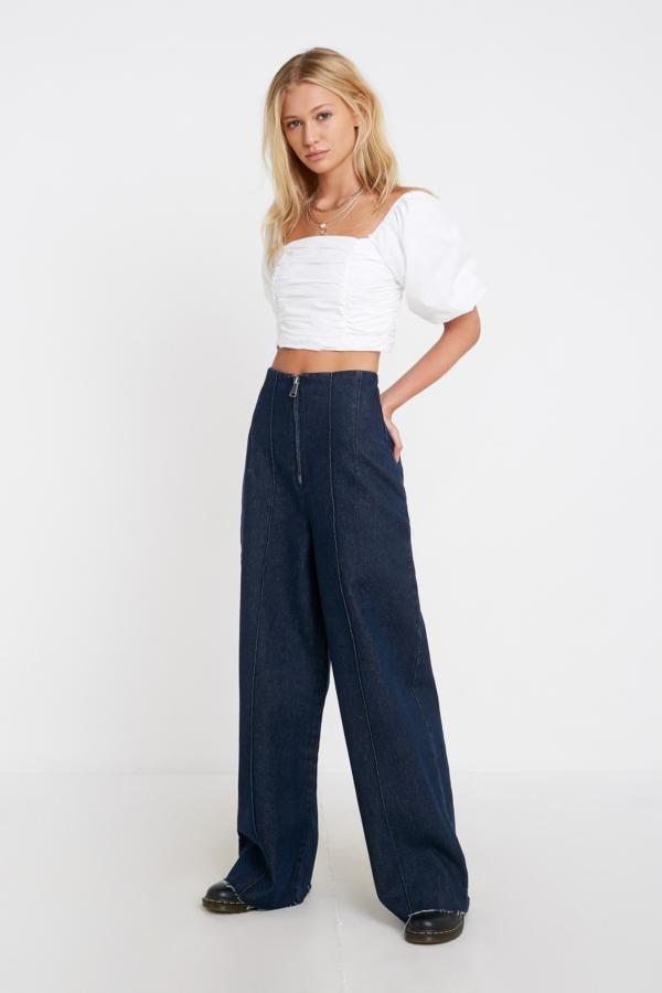 BDG Zip Front Corset Jeans | Urban Outfitters UK