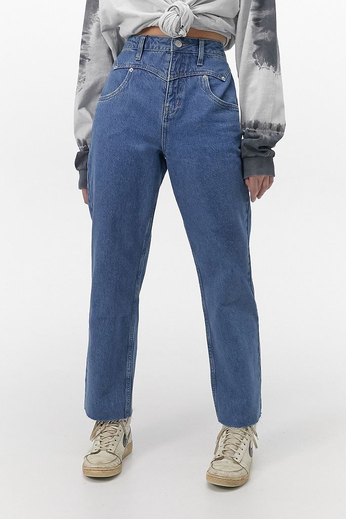 BDG Western Vintage Wash Straight-Leg Jeans | Urban Outfitters UK