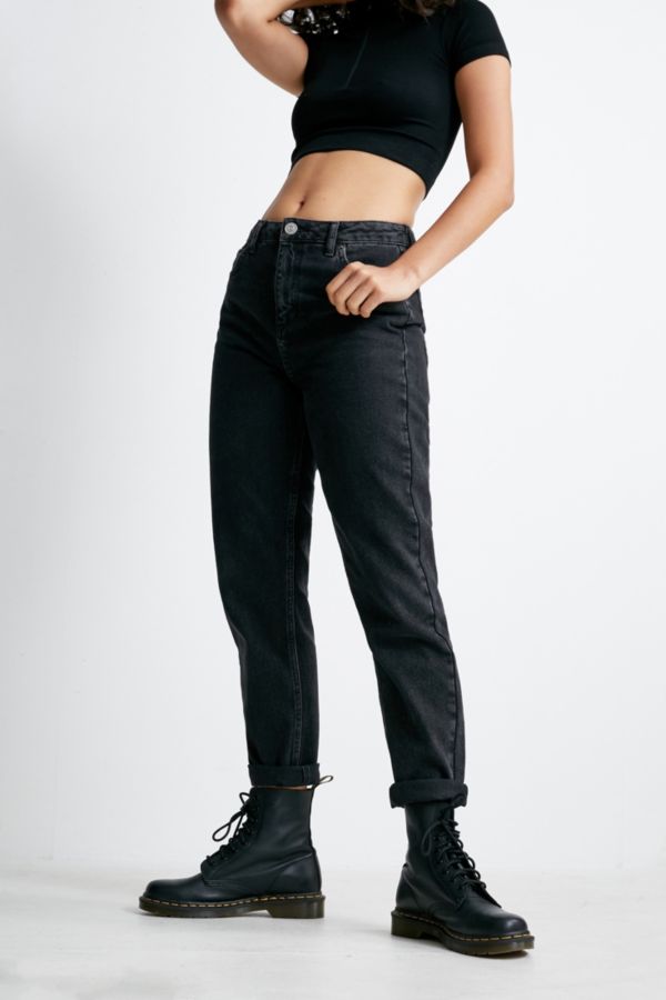 BDG Mom Washed Black Jeans | Urban Outfitters UK