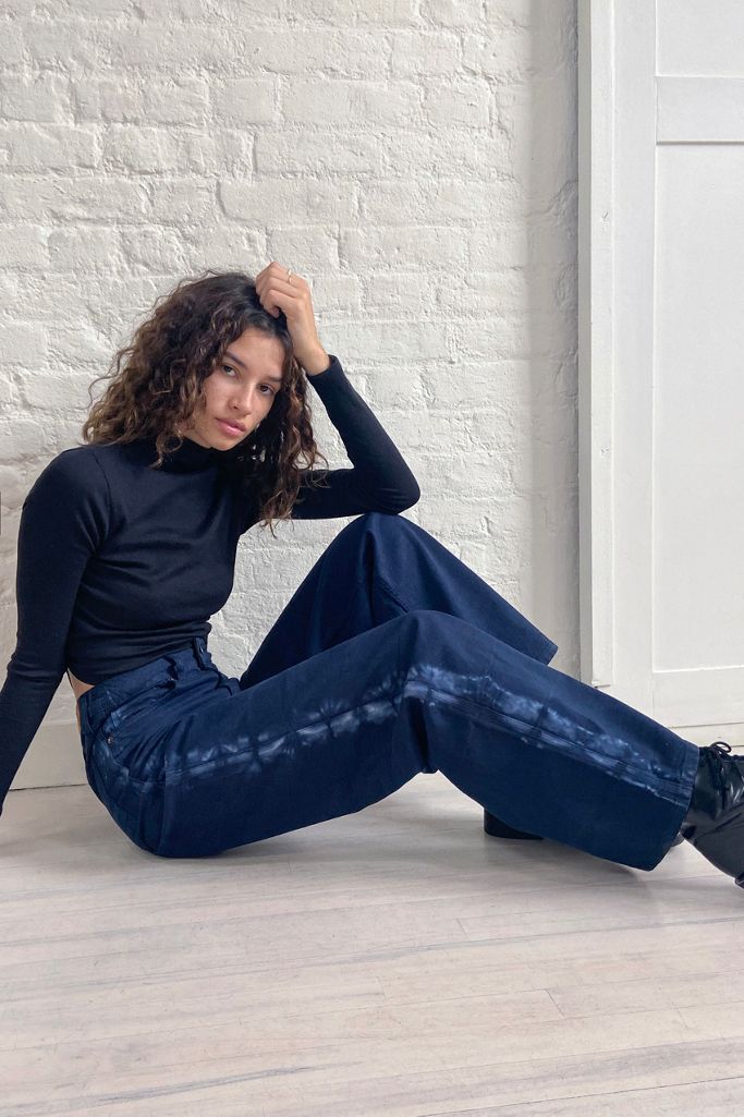 BDG Tie-Dye Side Stripe Puddle Jeans | Urban Outfitters UK
