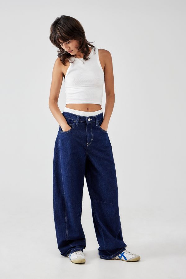 Slide View: 3: BDG Logan Verdrehte Naht Boyfriend Jeans