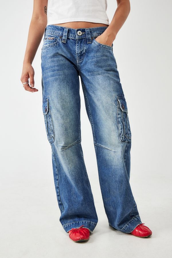 Vista diapositiva: 2: BDG Kayla Lowrider Cargo Jeans