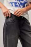 Thumbnail View 3: BDG Kayla Tiefbund Schwarz Denim Jeans