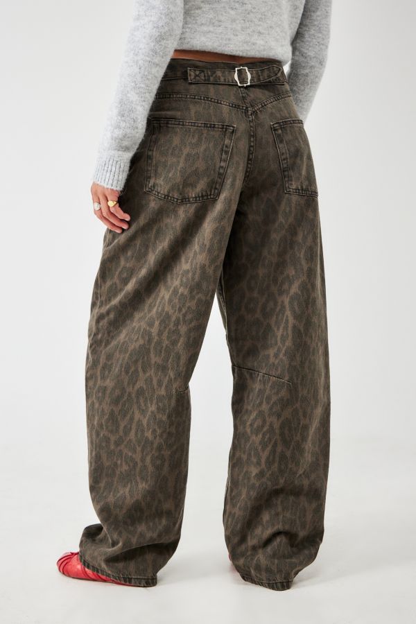 Vista diapositiva: 3: Jeans Boyfriend Leopardati Logan BDG