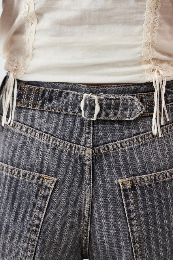 Vista diapositiva: 2: Jeans Boyfriend Logan BDG Grigi Jacquard