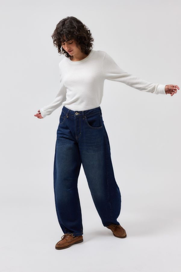 Vista diapositiva: 1: Jeans a Botte Renae Indaco BDG