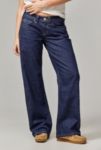 Thumbnail View 1: BDG Kayla Tiefgeschnittene Jeans in Dunkler Waschung