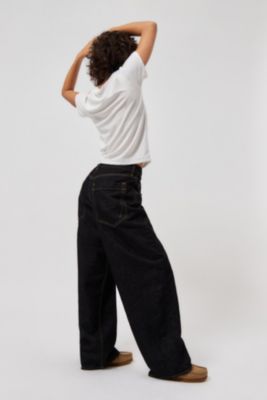 BDG Jaya Baggy Schwarze Jeans