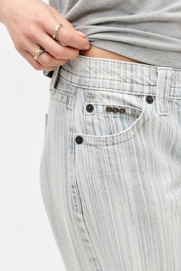 Slide View: 3: BDG Kayla Tiefsitzende Gestreifte Jeans