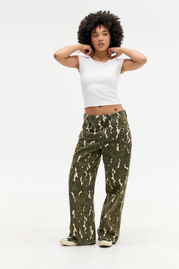 Slide View: 3: BDG Jaya Animal Camo Jeans