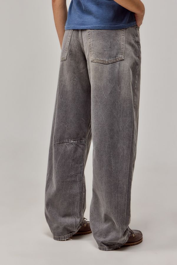 Slide View: 3: BDG Grey Logan Battered Jeans