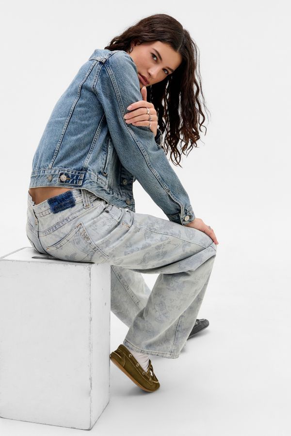 Vista diapositiva: 2: Jeans a Fiori BDG Kayla Lowrider