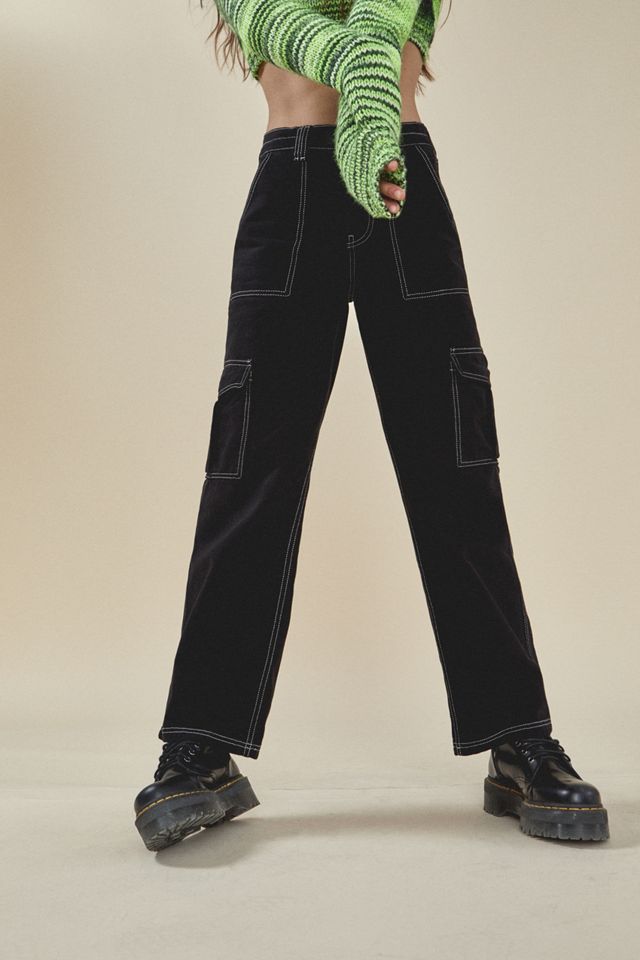 BDG Black Toggle Hem Skate Jeans | Urban Outfitters UK