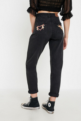 black mom jeans urban outfitters