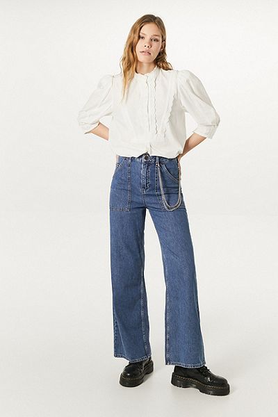BDG Patch Pocket Puddle Jeans | Urban Outfitters UK