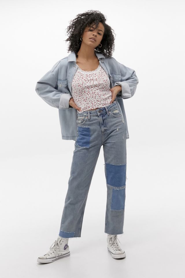 BDG Pax Patched Straight Leg Jeans | Urban Outfitters UK