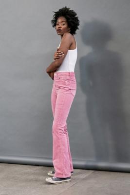 BDG Pink Corduroy Flare Jeans | Urban 
