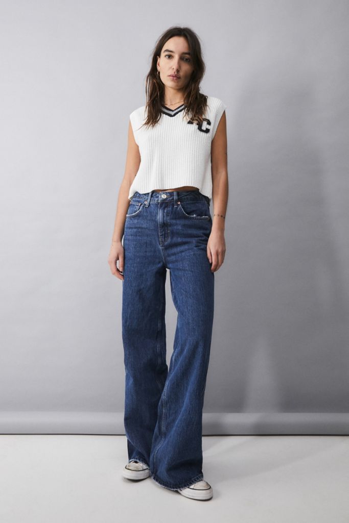 BDG Dark Vintage Wash Puddle Jeans | Urban Outfitters UK
