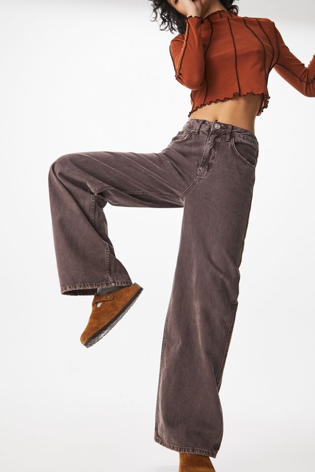 BDG Washed Chocolate Puddle Jeans | Urban Outfitters UK