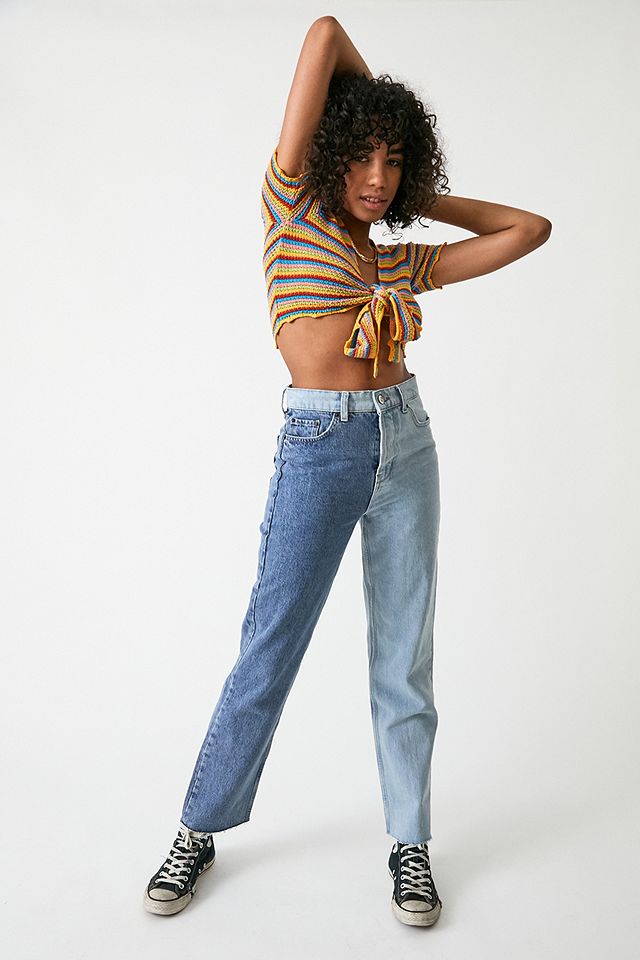 BDG Summer Two-Tone Pax Straight Leg Jeans | Urban Outfitters UK