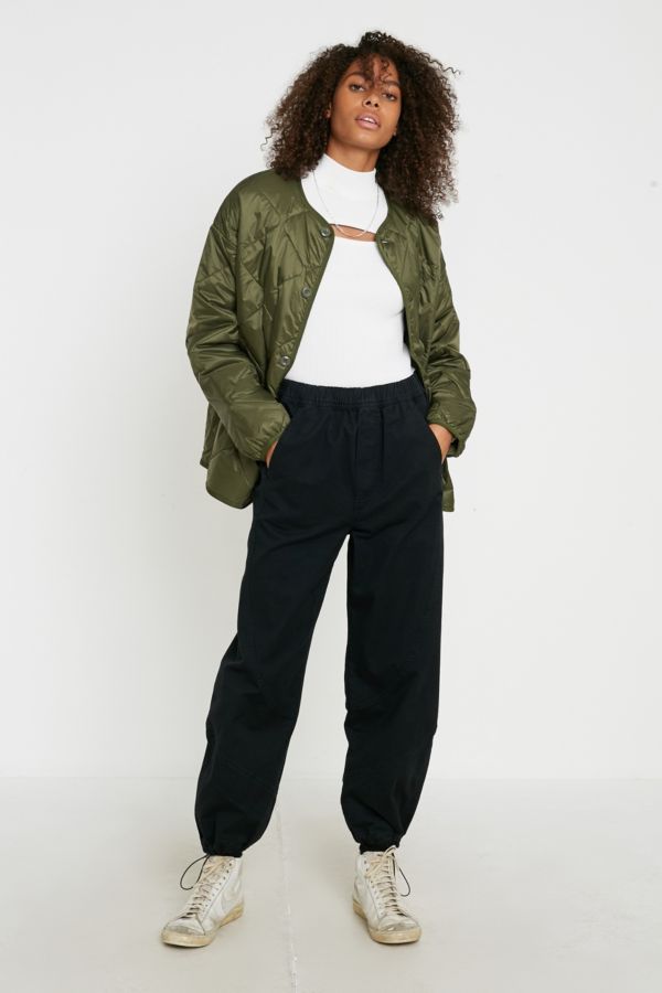 BDG Jude Black Cargo Jogger Trousers | Urban Outfitters UK