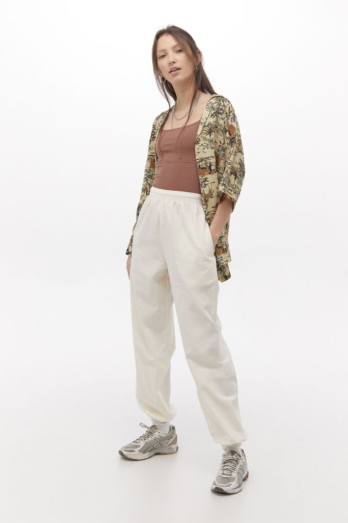 Iets Frans Ecru Washed Poplin Joggers Urban Outfitters Uk