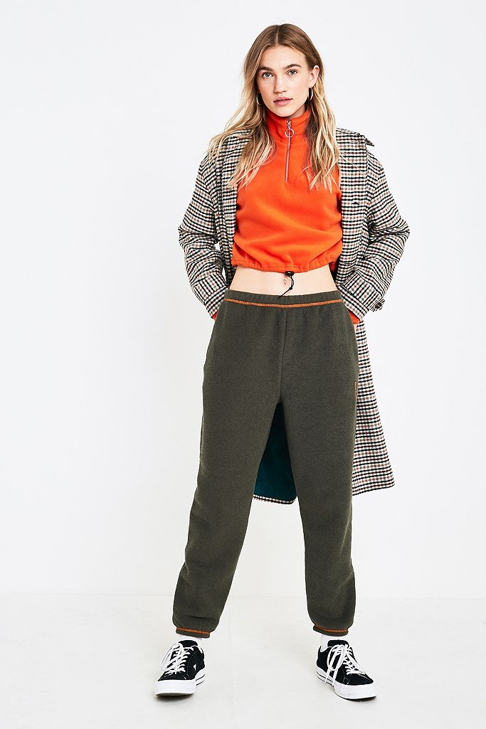 iets frans… Khaki Fleece Joggers | Urban Outfitters UK
