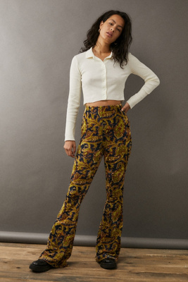 urban outfitters velvet flares