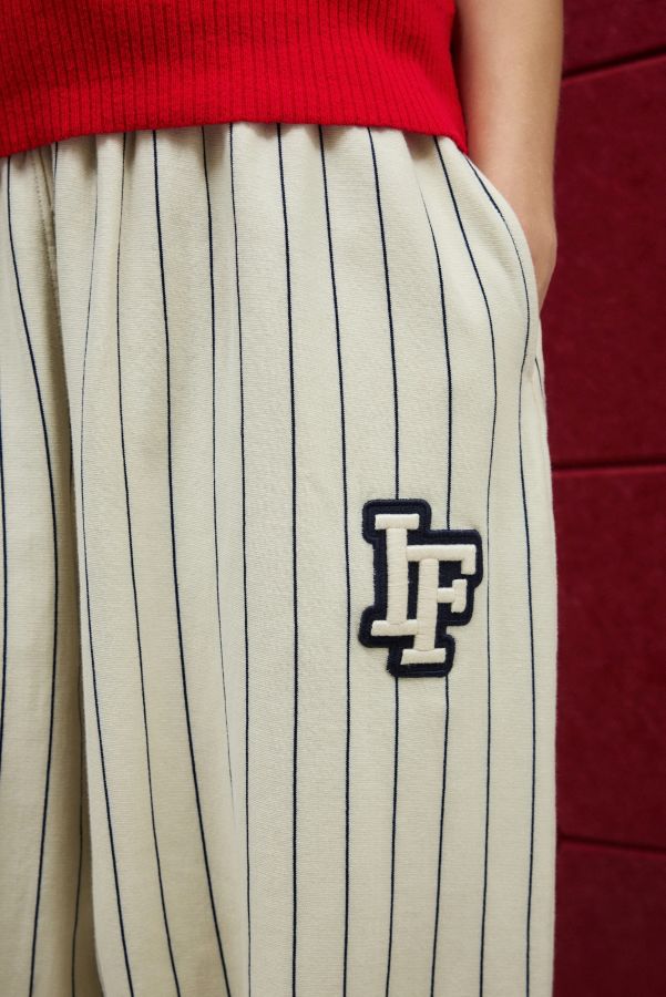 Slide View: 2: iets frans... Harri Pinstripe Joggers