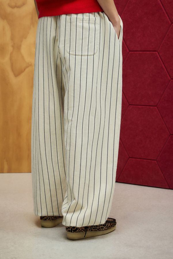 Slide View: 4: iets frans... Harri Pinstripe Joggers