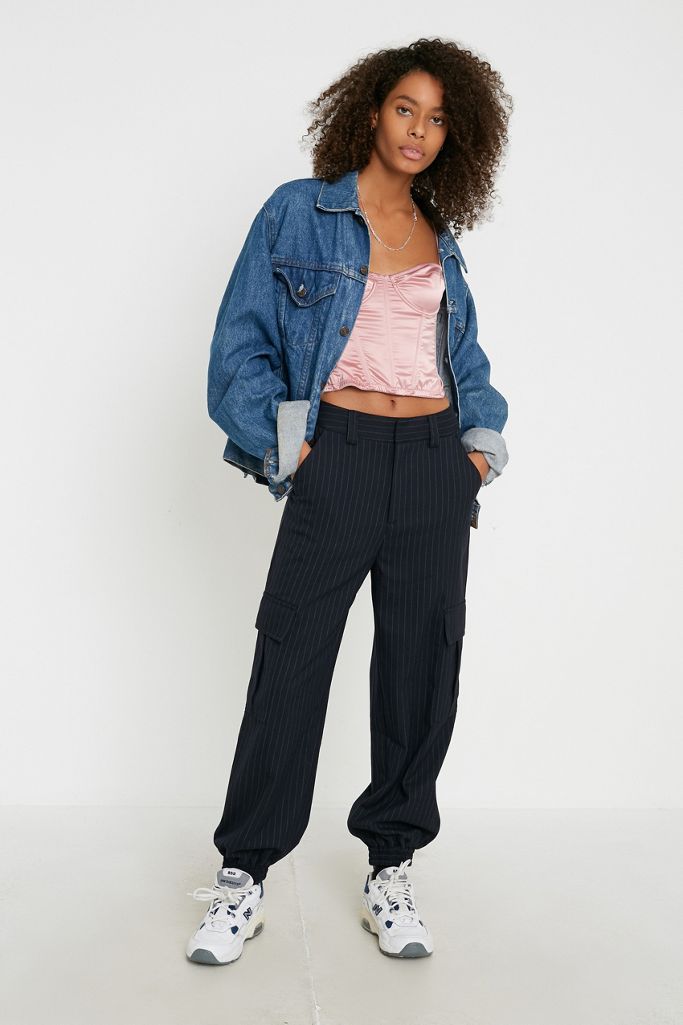 UO Pantalon de jogging fonctionnel à fines rayures Urban Outfitters FR