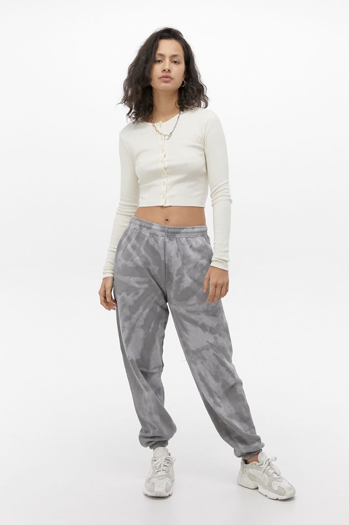 Iets Frans Gebatikte Jogginghose In Anthrazit Urban Outfitters De