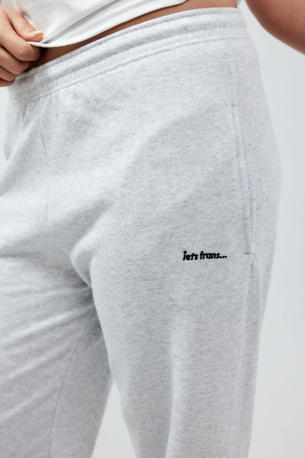 Slide View: 6: iets frans... Grey Cuffed Joggers